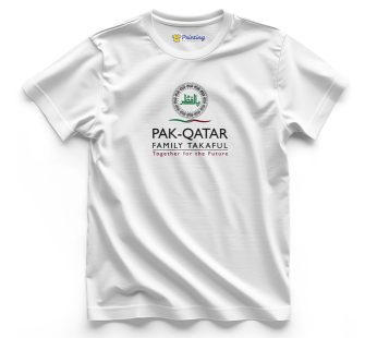 PAK QATAR Logo Printed – Insurance Company T-Shirts CBIC04