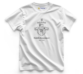 Habib Logo Printed – Insurance Company T-Shirts CBIC09