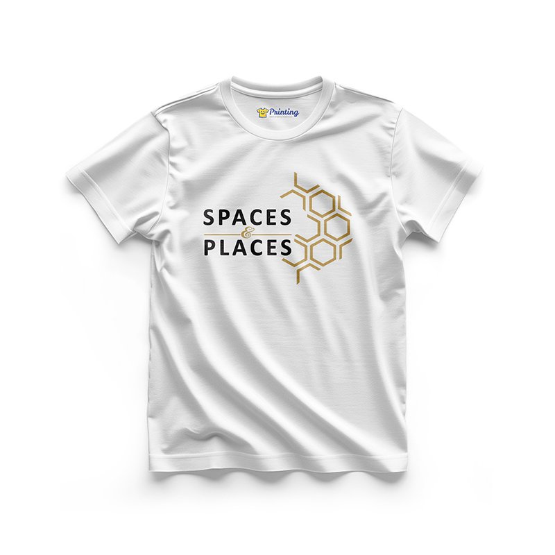 Spaces Places Logo Printed - Interior Design T-Shirt CBID04