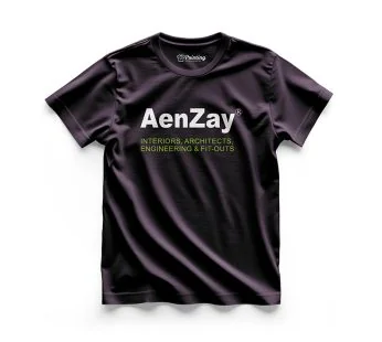 AenZay Logo Printed – Interior Design T-Shirt CBID08