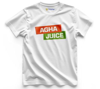 AGHA Juice Logo Printed – Juice Bar T-Shirts CBJB07