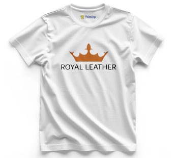 Royal Leather Logo Printed – Leather Company Staff T-Shirts CBLC01