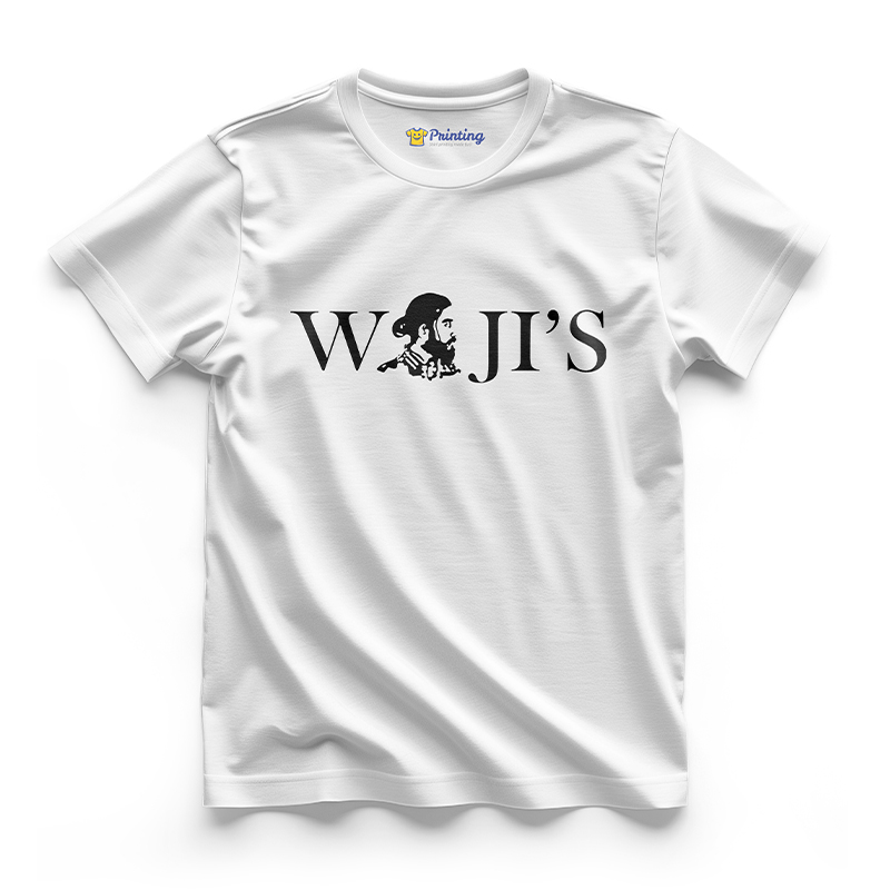 Waji's Logo Printed - Leather Company Staff T-Shirts CBLC10