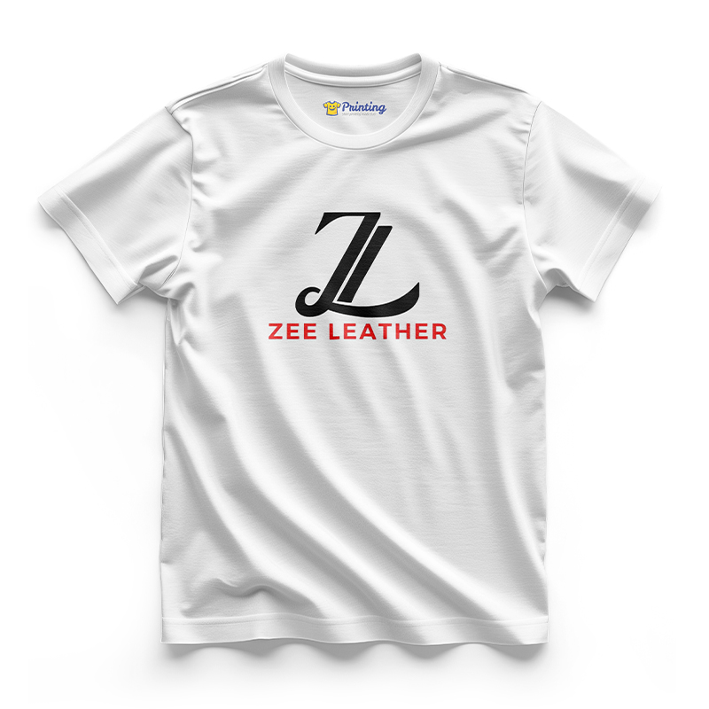ZEE LEATHER Logo Printed - Leather Company Staff T-Shirts CBLC11