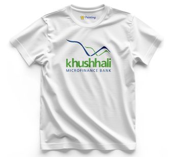 Khushhali Logo Printed – Microfinance Company T-Shirts CBMC01
