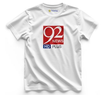 92 News Logo Printed – News Channel T-Shirts CBNC05
