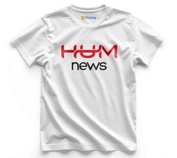 HUM News Logo Printed – News Channel T-Shirts CBNC06