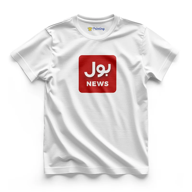 Bol News Logo Printed - News Channel T-Shirts CBNC07
