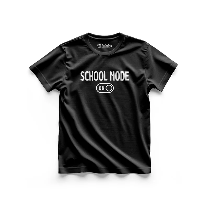 School Mode Vector Printed T-Shirt EIOD13