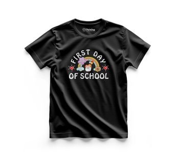 School First Day Vector Printed T-Shirt EIOD14