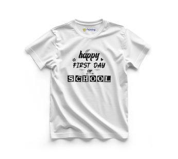 First Day of School Vector Printed T-Shirt EIOD15