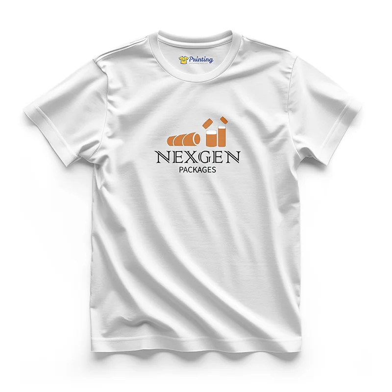 NEXGEN Logo Printed - Packaging Company Staff T-Shirts CBPC10