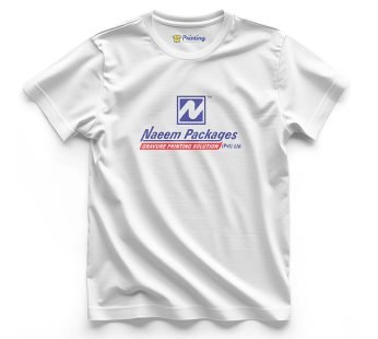 Naeem Packages Logo Printed – Packaging Company Staff T-Shirts CBPC12