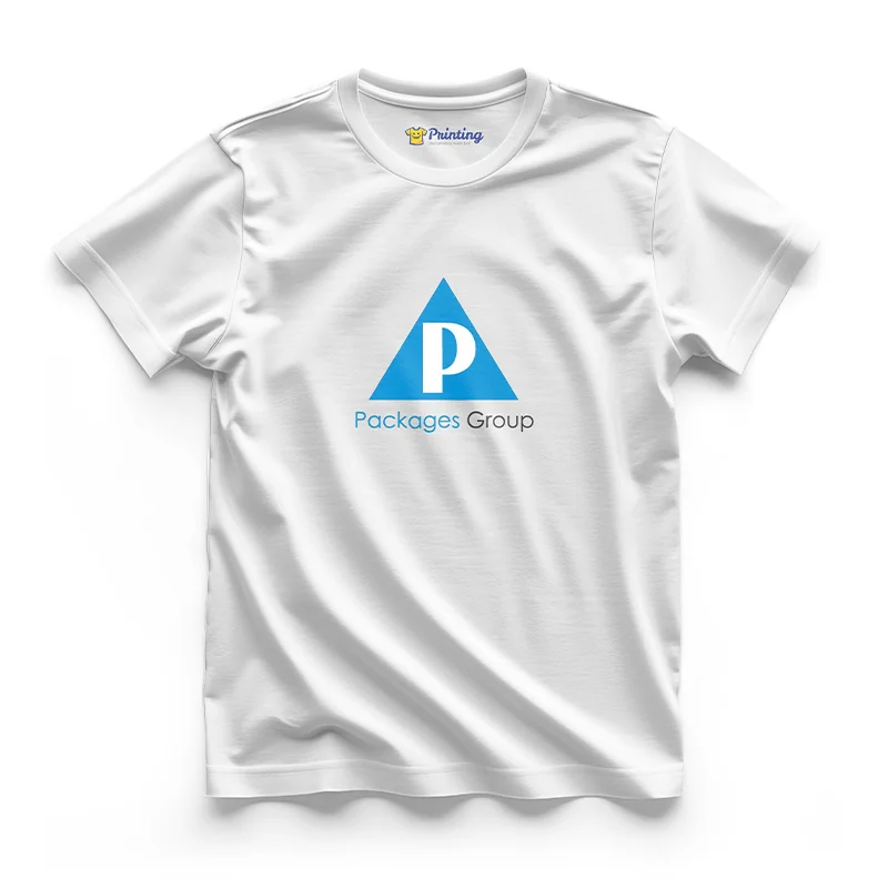 Packages Group Logo Printed - Packaging Company Staff T-Shirts CBPC17