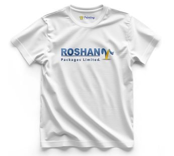 Roshan Logo Printed – Packaging Company Staff T-Shirts CBPC03