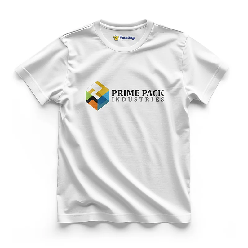 Prime Pack Logo Printed - Packaging Company Staff T-Shirts CBPC04