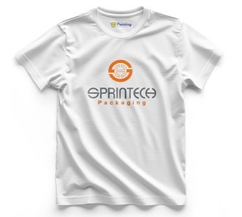 SPRINTECH Logo Printed – Packaging Company Staff T-Shirts CBPC05
