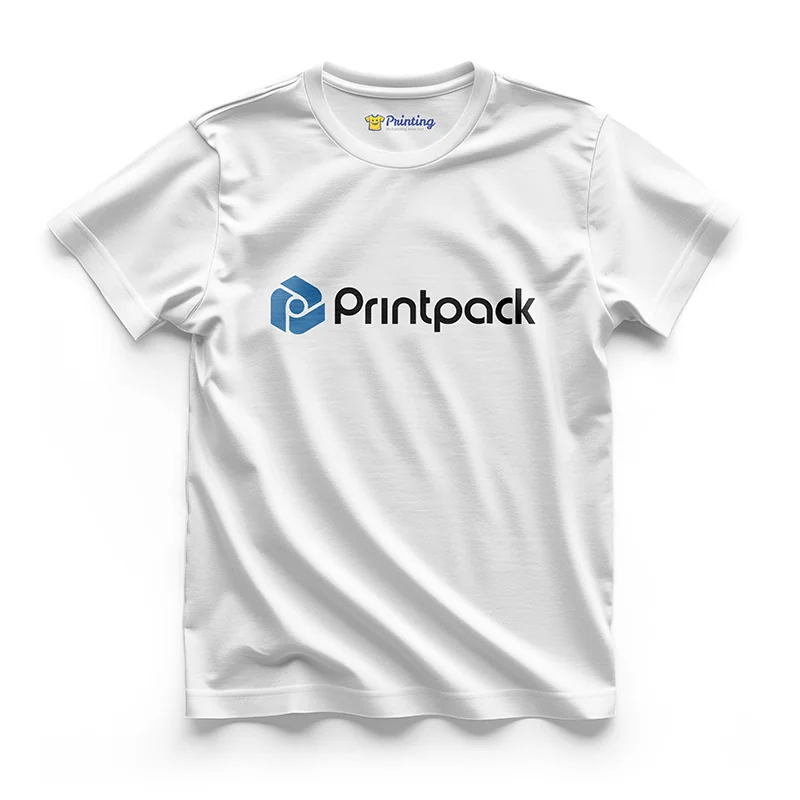 Print Pack Logo Printed - Packaging Company Staff T-Shirts CBPC07