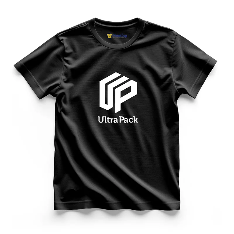 Ultra Pack Logo Printed - Packaging Company Staff T-Shirts CBPC08