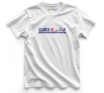 Clinix Logo Printed – Pharmacy Staff T-Shirts CBPS01