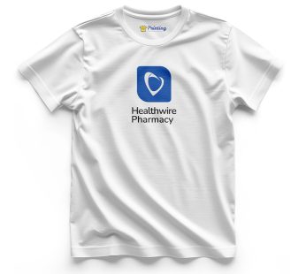 Healthwire Pharmacy Logo Printed – Pharmacy Staff T-Shirts CBPS02