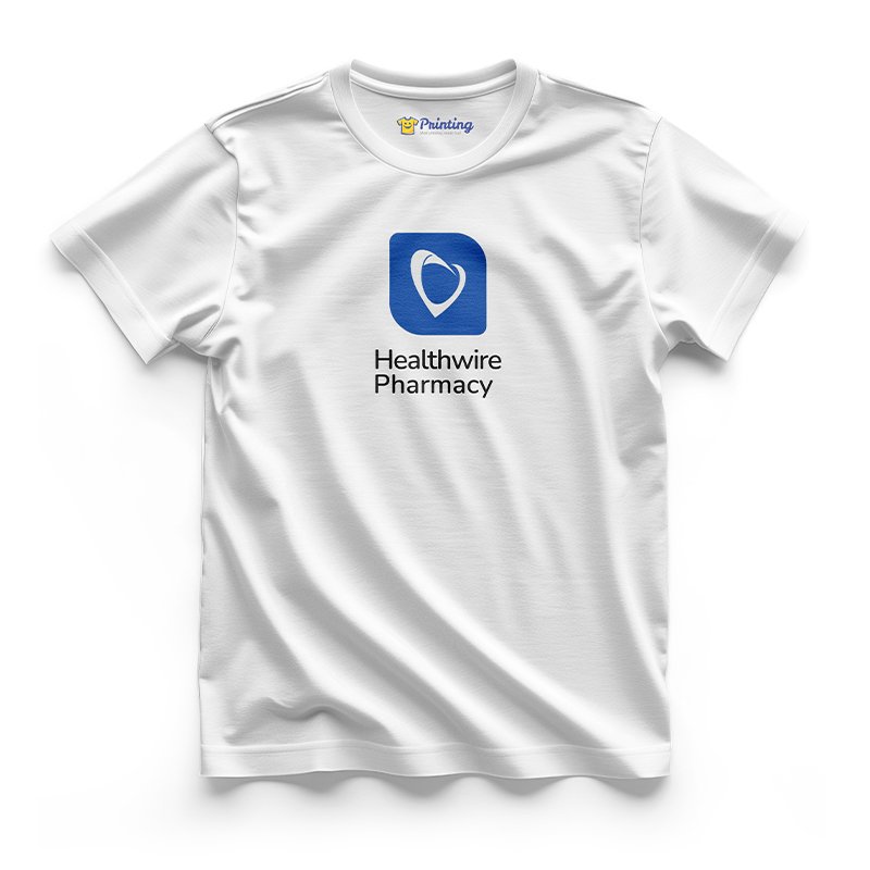 Healthwire Pharmacy Logo Printed - Pharmacy Staff T-Shirts CBPS02