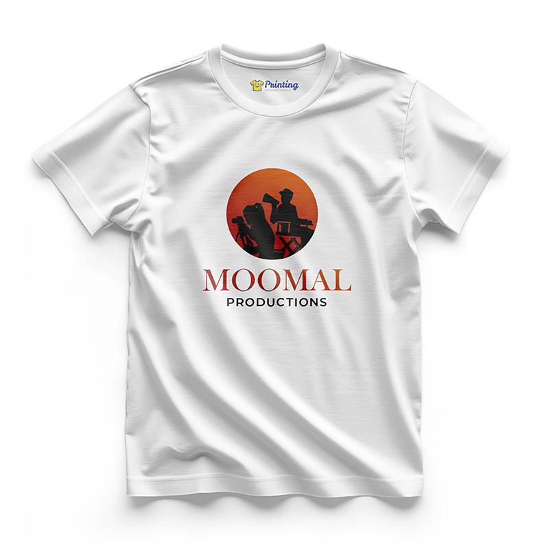 Moomal Logo Printed - Production House Staff T-Shirts CBPH11
