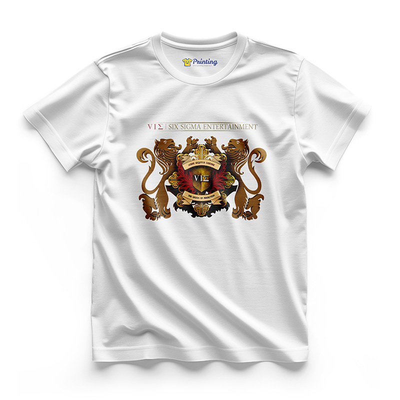 Six Sigma Logo Printed - Production House Staff T-Shirts CBPH04