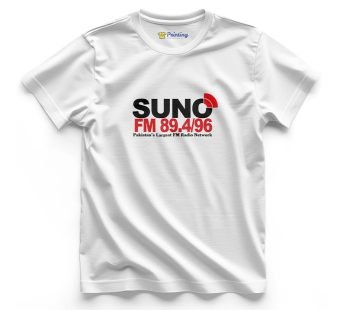 Suno FM 89.4/96 Logo Printed – Radio Station Staff T-Shirts CBRS01