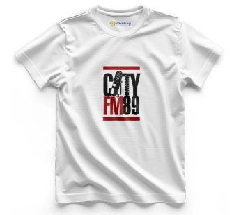 City FM89 Logo Printed – Radio Station Staff T-Shirts CBRS03