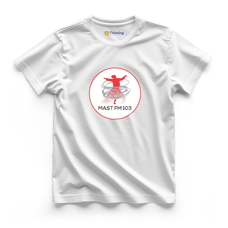 Mast FM 103 Logo Printed - Radio Station Staff T-Shirts CBRS07