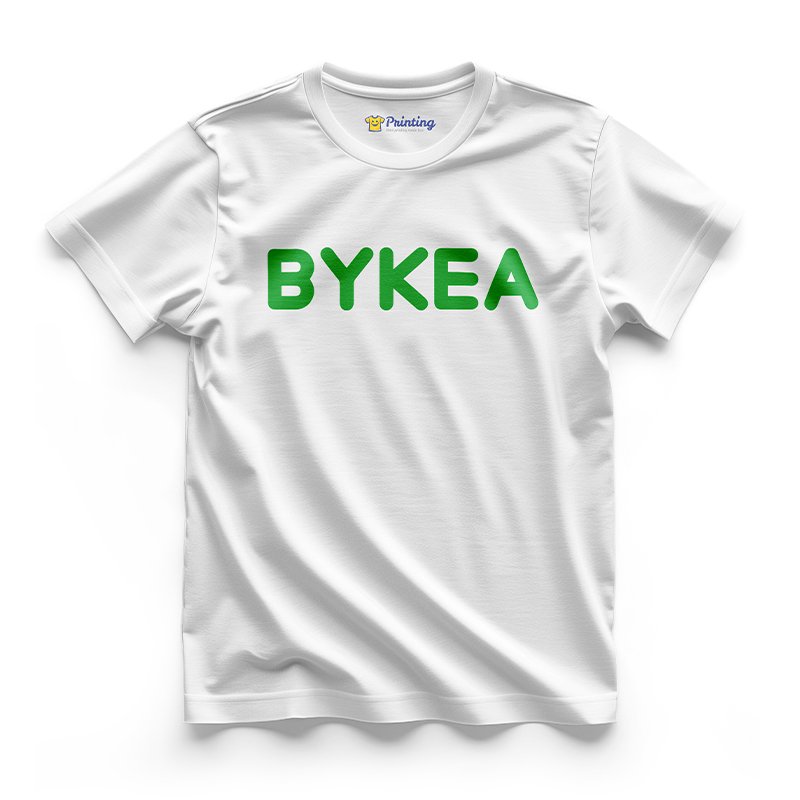BYKEA Logo Printed - Ride Sharing Companies Staff T-Shirts CBRS01