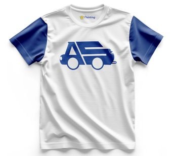 AS Logo Printed – Ride Sharing Companies Staff T-Shirts CBRS07