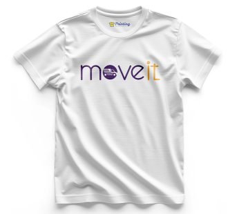 Move it Logo Printed – Ride Sharing Companies Staff T-Shirts CBRS09
