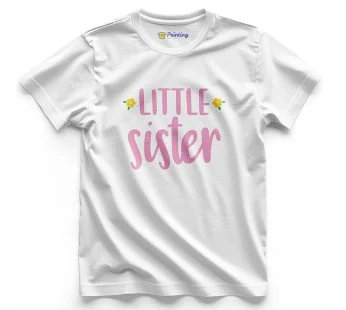 Little Sister Artwork Printed – Siblings T-Shirt LPST11