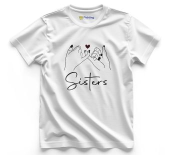 Sisters Artwork Printed – Siblings T-Shirt LPST12