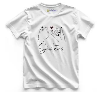 Sisters Artwork Printed – Siblings T-Shirt LPST12