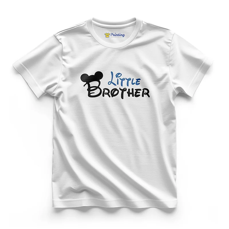 Little Brother Artwork Printed - Siblings T-Shirt LPST14