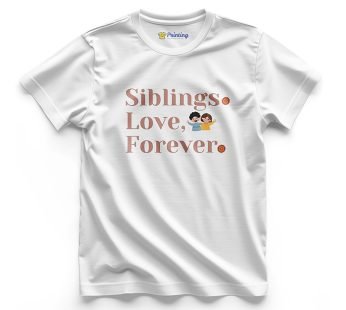 Siblings Love Artwork Printed – Siblings T-Shirt LPST03