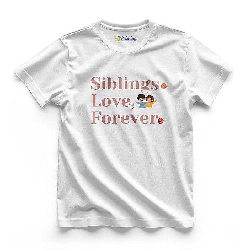 Siblings Love Artwork Printed - Siblings T-Shirt LPST03