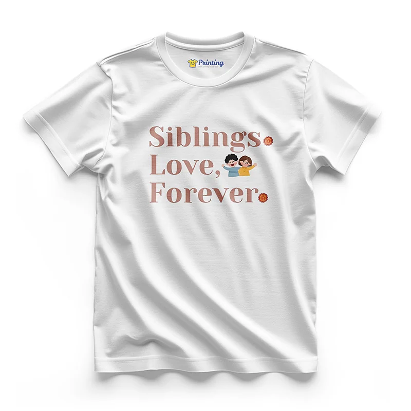 Siblings Love Artwork Printed - Siblings T-Shirt LPST03