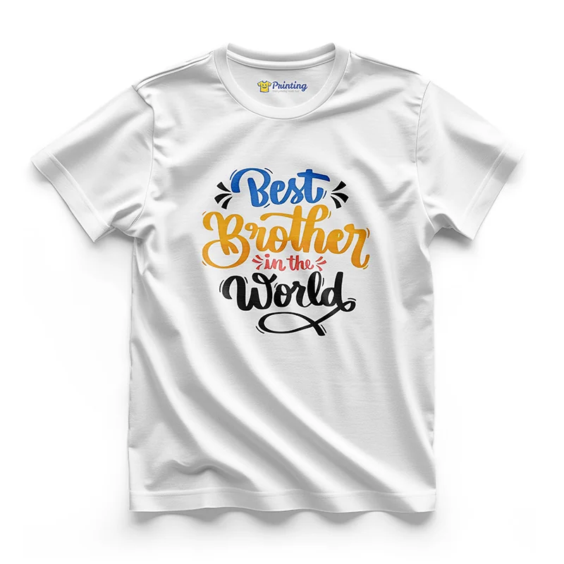 Best Brother Artwork Printed - Siblings T-Shirt LPST09