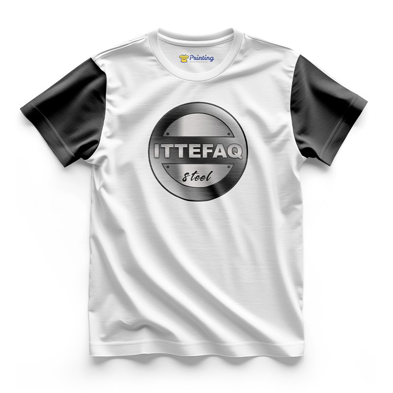 Ittefaq Steels Logo Printed - Steel Industry Company Staff T-Shirts CBSI05