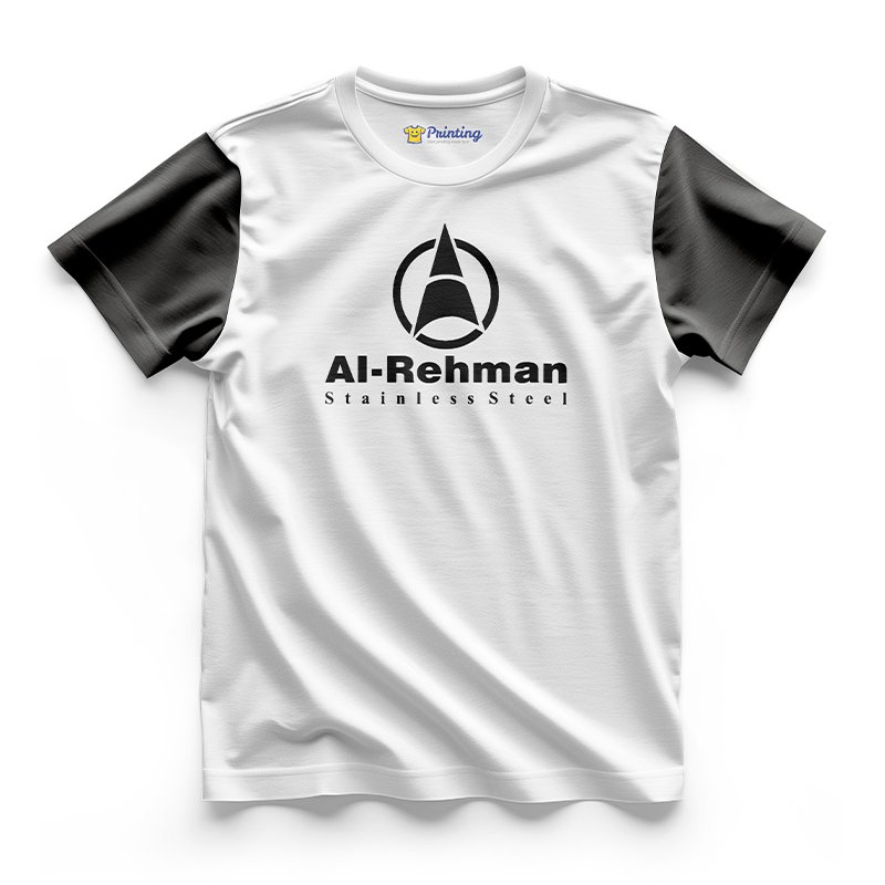 Al Rehman Steels Logo Printed - Steel Industry Company Staff T-Shirts CBSI15