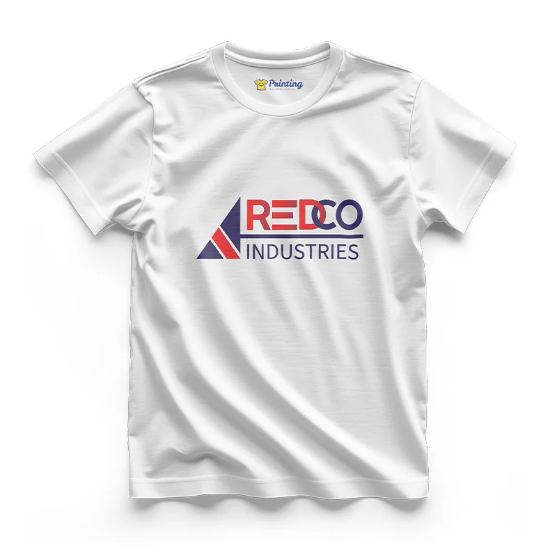 REDCO Logo Printed - Textile Company Staff T-Shirts CBTC13