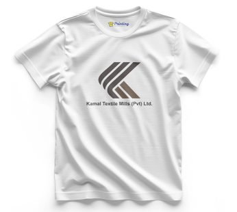 Kamal Textiles Logo Printed – Textile Company Staff T-Shirts CBTC07