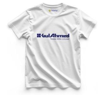 Gul Ahmed Logo Printed – Textile Company Staff T-Shirts CBTC08