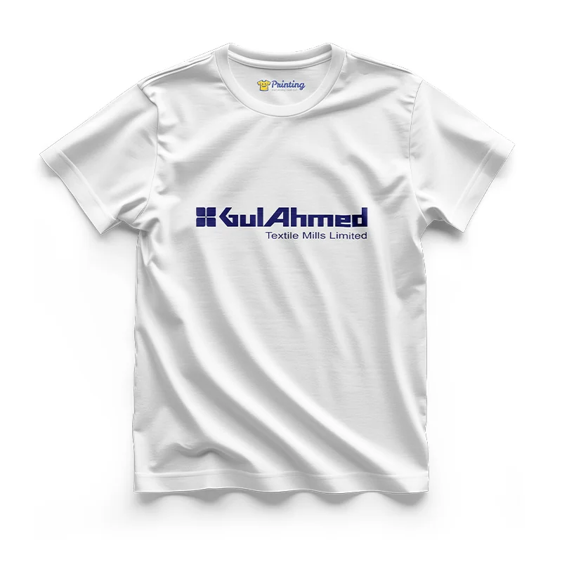 Gul Ahmed Logo Printed - Textile Company Staff T-Shirts CBTC08