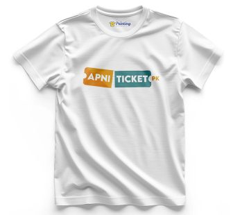 Apni Ticket Logo Printed – Ticketing Staff T-Shirts CBTS02