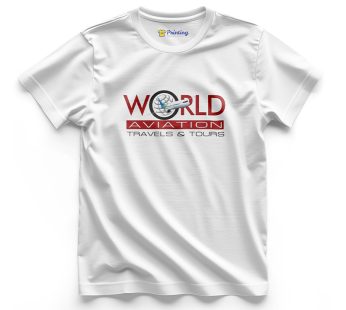 World Aviation Logo Printed – Ticketing Staff T-Shirts CBTS04